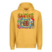 Mustard festive speech therapist tribute Premium Hoodie - CowhideDigitalArt