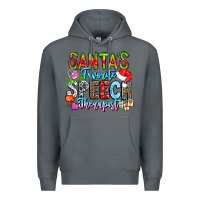 Rock festive speech therapist tribute Premium Hoodie - CowhideDigitalArt