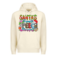 Sandshell festive speech therapist tribute Premium Hoodie - CowhideDigitalArt