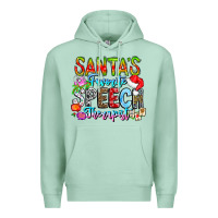 Seafoam festive speech therapist tribute Premium Hoodie - CowhideDigitalArt