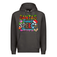 Smoke festive speech therapist tribute Premium Hoodie - CowhideDigitalArt