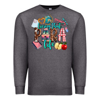 Charcoal Heather living that  para  life Premium Sweatshirt - AdoDesignShop