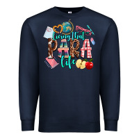 Navy living that  para  life Premium Sweatshirt - AdoDesignShop
