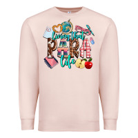 Pale Pink living that  para  life Premium Sweatshirt - AdoDesignShop
