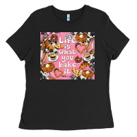 Black life is what you bake it with cowhide Ladies Tee - TumblerDesignByShophia