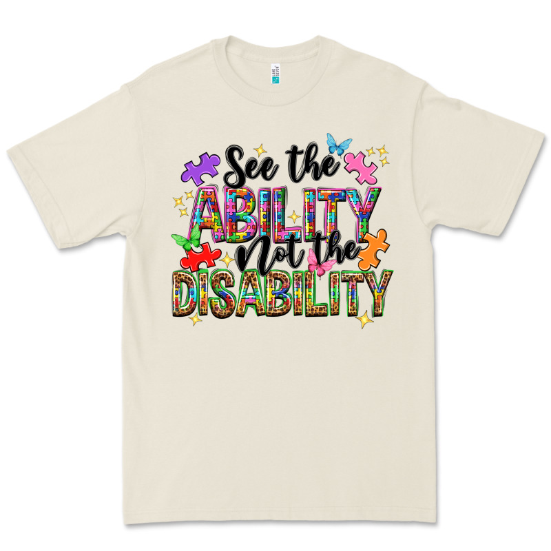 See The Ability Not The Disability Nca Premium Tee by NancyCooperArtShop | Teevron
