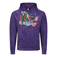 Cloud Purple Easter cowboy boots hat Vintage Hoodie - OliviaCreatesArt