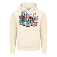 Vintage Artic Easter cowboy boots hat Vintage Hoodie - OliviaCreatesArt