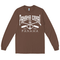 Chestnut panama canal   central america pacific ocean traveling beach t shirt Long Sleeve Tee - maiPhamDesign