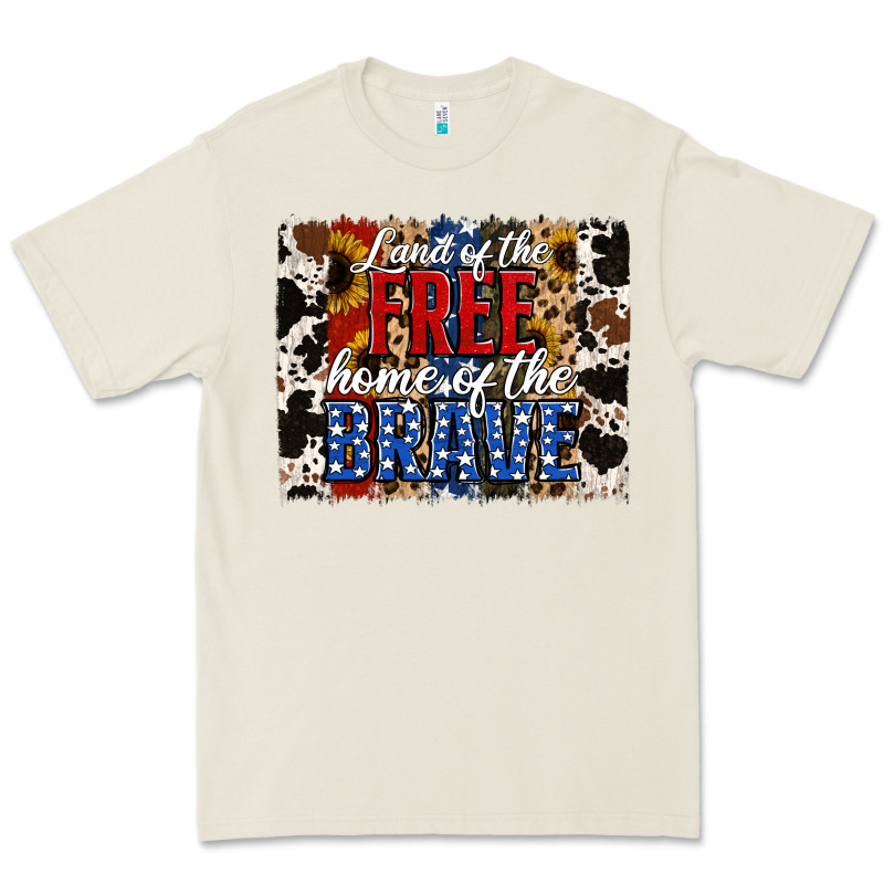 Land Of The Free  Th Of July Brushstroke Premium Tee by Jasminsmagicworld | Teevron