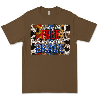 Cacao land of the free  th of july brushstroke Premium Tee - Jasminsmagicworld