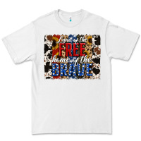 White land of the free  th of july brushstroke Premium Tee - Jasminsmagicworld