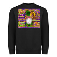 Black mardi gras gnomes mask serape sunflowers Heavyweight Sweatshirt - Artiststas