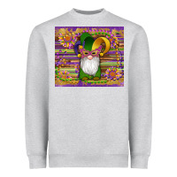 Heather Grey mardi gras gnomes mask serape sunflowers Heavyweight Sweatshirt - Artiststas