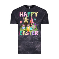 Cloud Black Happy Easter gnomies Easter Day Vintage Tee - CowGirlArtShop