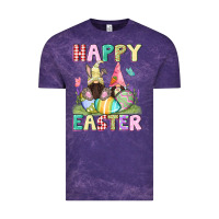 Cloud Purple Happy Easter gnomies Easter Day Vintage Tee - CowGirlArtShop
