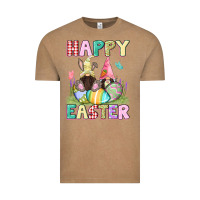 Vintage Coffee Happy Easter gnomies Easter Day Vintage Tee - CowGirlArtShop