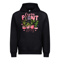 Black crazy plant lady houseplants Urban Hoodie - JahusDesignShop