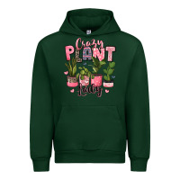 Forest Green crazy plant lady houseplants Urban Hoodie - JahusDesignShop
