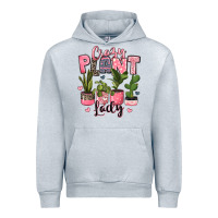 Heather Grey crazy plant lady houseplants Urban Hoodie - JahusDesignShop