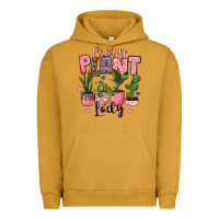Pigment Peanut Butter crazy plant lady houseplants Urban Hoodie - JahusDesignShop