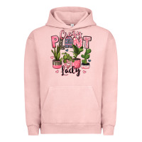 Pigment Salmon crazy plant lady houseplants Urban Hoodie - JahusDesignShop