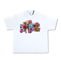 White love with cow olivia Urban Heavy Tee - OliviaCreatesArt