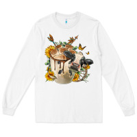 White Black And White Cow Coffee cup Long Sleeve Tee - FaDigitalArtStudio