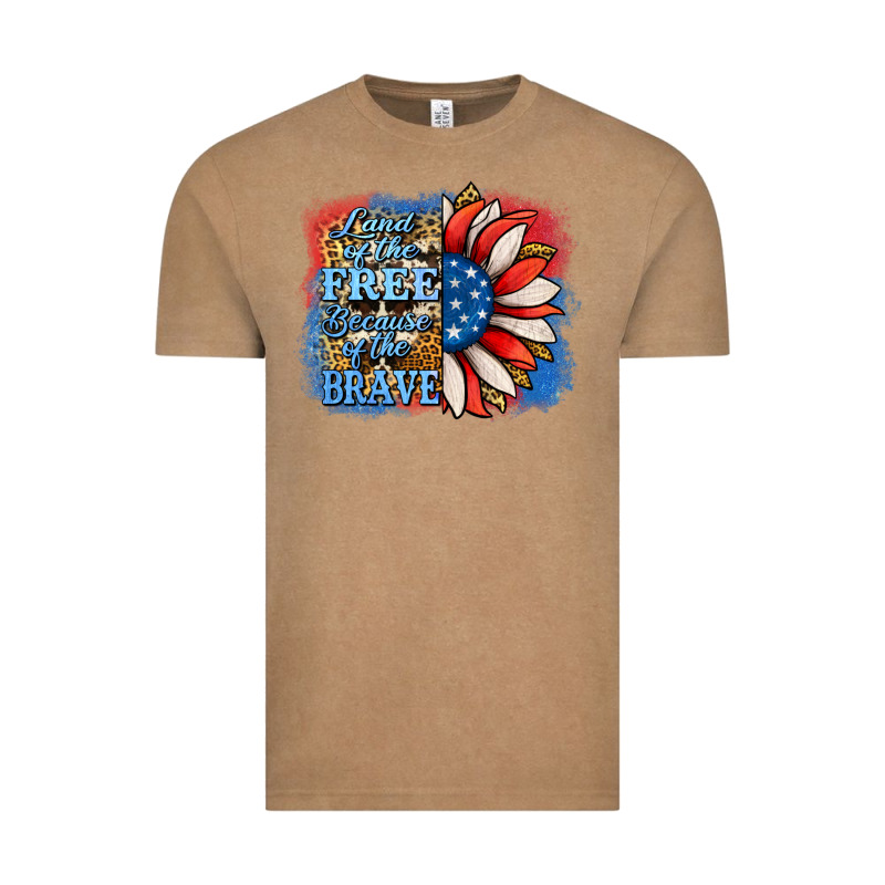 Patriotic Sunflower Land Of The Free Vintage Tee by Jasminsmagicworld | Teevron