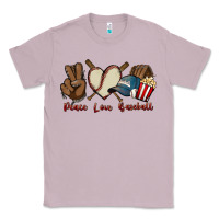 Lilac Peace love Baseball Classic Tee - HowdyJamesFarm