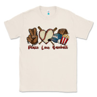 Natural Peace love Baseball Classic Tee - HowdyJamesFarm