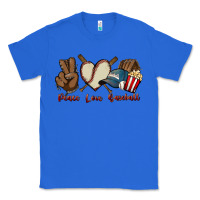 True Royal Peace love Baseball Classic Tee - HowdyJamesFarm