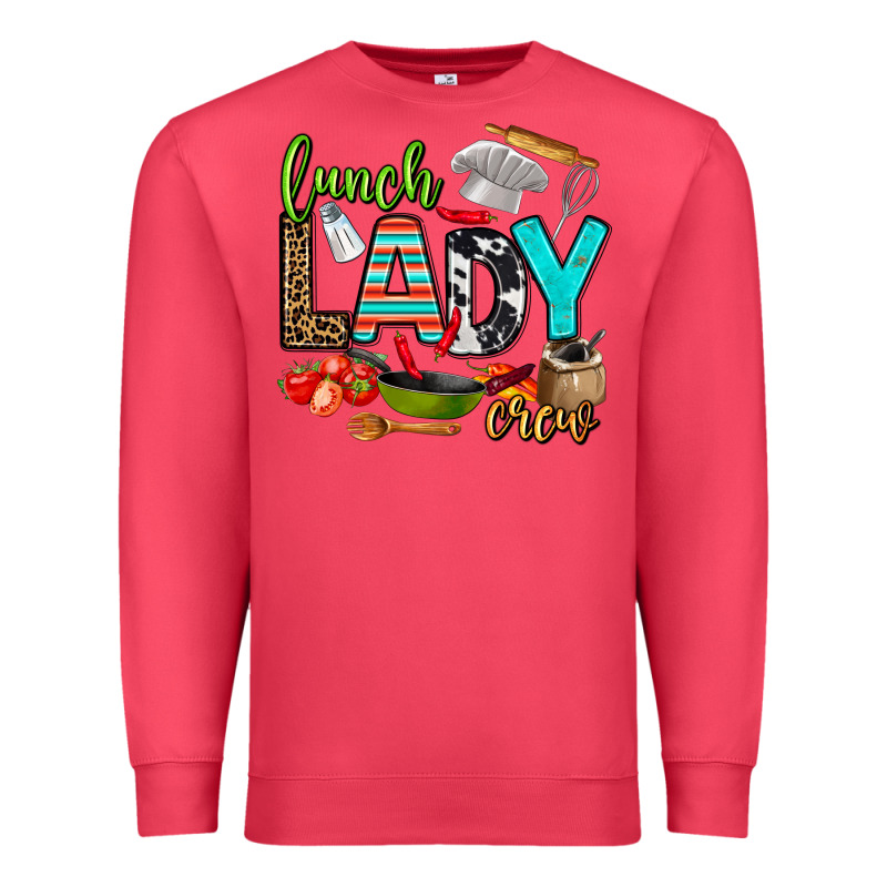 Lunch Lady Crew Premium Sweatshirt by AdoDesignShop | Teevron