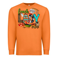 Carrot lunch lady crew Premium Sweatshirt - AdoDesignShop