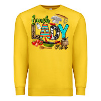 Lemon lunch lady crew Premium Sweatshirt - AdoDesignShop