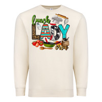 Sandshell lunch lady crew Premium Sweatshirt - AdoDesignShop