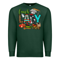 Sports Green lunch lady crew Premium Sweatshirt - AdoDesignShop