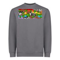 Storm Western St. Patrick's Day Shamrock Rainbow Heavyweight Sweatshirt - Artiststas