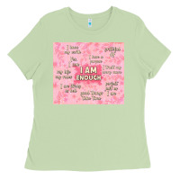 Matcha i am enough with glitter Ladies Tee - TumblerDesignByShophia