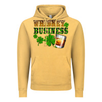 Vintage Mustard St. Patrick's Day whiskey business Vintage Hoodie - OliviaCreatesArt