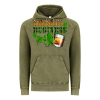 St. Patrick's Day Whiskey Business Vintage Hoodie | Teevron