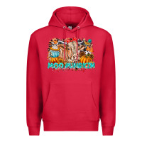 Cardinal Moo Pumpkin Get Out The Way Premium Hoodie - CowhideDigitalArt