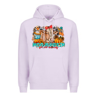 Lilac Moo Pumpkin Get Out The Way Premium Hoodie - CowhideDigitalArt
