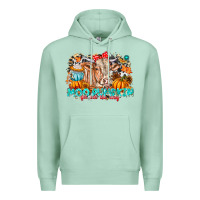 Seafoam Moo Pumpkin Get Out The Way Premium Hoodie - CowhideDigitalArt