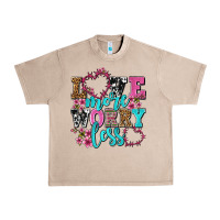 French Oak love more worry less olivia Urban Heavy Tee - OliviaCreatesArt
