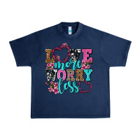 Navy love more worry less olivia Urban Heavy Tee - OliviaCreatesArt