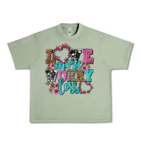 Oil Green love more worry less olivia Urban Heavy Tee - OliviaCreatesArt