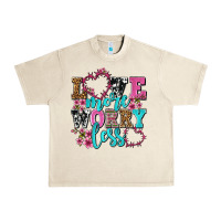 Sandshell love more worry less olivia Urban Heavy Tee - OliviaCreatesArt