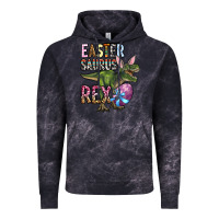 Cloud Black Easter Saurus Rex Vintage Hoodie - OliviaCreatesArt