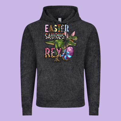 Easter Saurus Rex Vintage Hoodie Designed By Oliviacreatesart